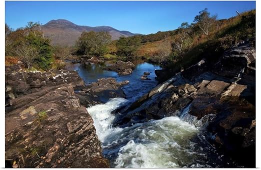 Amazon Com Greatbigcanvas Mountain Stream In The Black Valley
