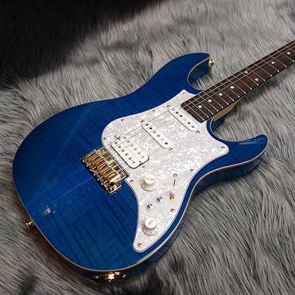 Amazon Co Jp Fujigen Fgn Eos Fm R Emrald Blue Electric Guitar Musical Instruments