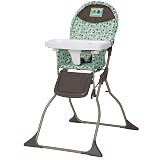 Cosco Kids Highchair for Baby, Simple Foldable High Chair, Convenient, Lightweight, and Compact Design, Elephant Squares
