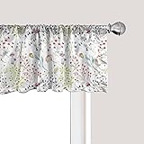 Ambesonne Colorful Window Valance, Pastel Toned
