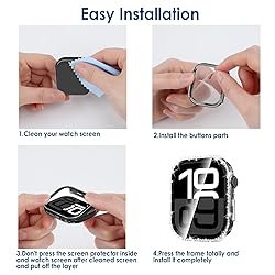 Simpeak 5 Pack Bling Screen Protector Case