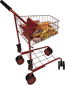 little kid metal shopping cart