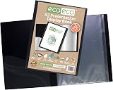 eco-eco A3 50% Recycled 20 Pocket Black Presentation Display Book view 2