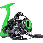 Sougayilang Fishing Reel, 5.2:1 High Speed Spinning Reel, Lightweight 11+1BB Ultra Smooth for Saltwater or Freshwater,1000-60