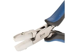 The Beadsmith Flat Nylon Jaw Pliers – 5 inches (127mm) – Ergonomic Handle with Double Leaf Springs – Includes Replacement Hea