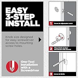 Kwikset Tylo Entry Door Knob with Lock and
