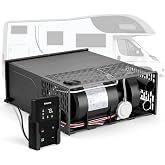 FOGATTI RV Furnace 35,000 BTU for Camper, Motorhome, RV Owners | High-Efficiency, 40dB Whisper-Quiet, Smart Thermostat 4-Level Power for Cold Weather Camping &amp; Winter RV Living