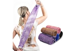 DR.PEDI 5 Pieces African Net Sponge with Handles Long African Exfoliating Net Washcloth Bath Sponge Net Cloth Wash Net Body Back Scrubber for Shower Loofah