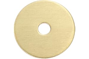 uxcell 8pcs Cabinet Knob Backplate, 1.2 Inch Round Shape Radial Brass Backplate Washers Classical Furniture Decoration Gasket