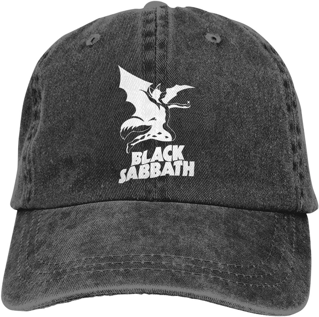 Gerneric Chenfengping Black Sabbath Unisex Baseball Hat Denim Hats Denim Hat Black
