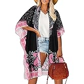 Women's Kimono Beach Cover up for Summer Bathing Suits Cardigans Casual Loose Swimwear 2026