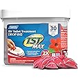 Camco TST MAX RV Toilet Treatment Drop-INs - Control Unwanted Odors & Break Down Waste and Tissue - Safe Septic Tank Treatment - Hibiscus Breeze Scent - 30-Count (41604)