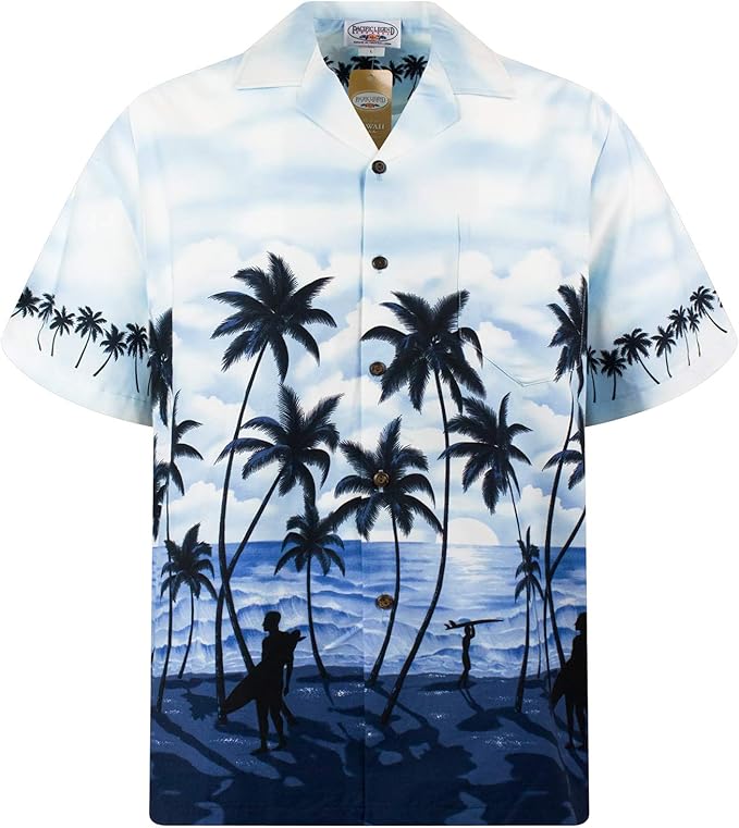 Pacific Legend Original Hawaiian Shirt for Men S 4XL Short
