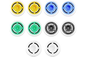 PSYQTSUARY 10 PCS Shower Flow Limiter, Gpm 1.5/1.8/2.0/2.5/3.0 Shower Head Flow Restrictor Shower Flow Reducer Shower Flow Restrictor Shower Head Water Saver Pressure Reducer for Fixed Shower Head 0.63 Inch