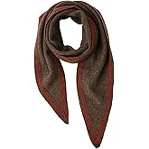 NUOHEMULE 100% Cashmere Triangle Scarf, Neck Scarves Small Scarf for Women & Men, 49''x12'' Lightweight Warm Fashion Scarves