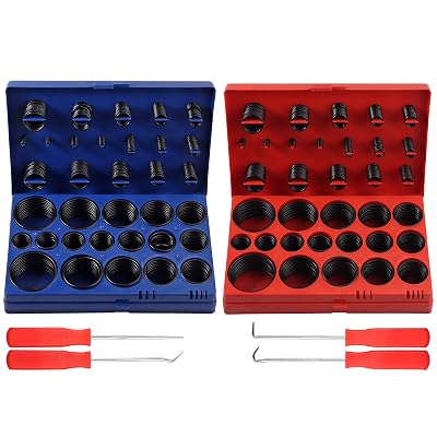 826 PCs SAE  Metric Universal l O Ring Service Assortment Set Rubber NBR O-Ring Gasket Kit with 4 Piece O-Ring and Seal Remover for Plumbing,