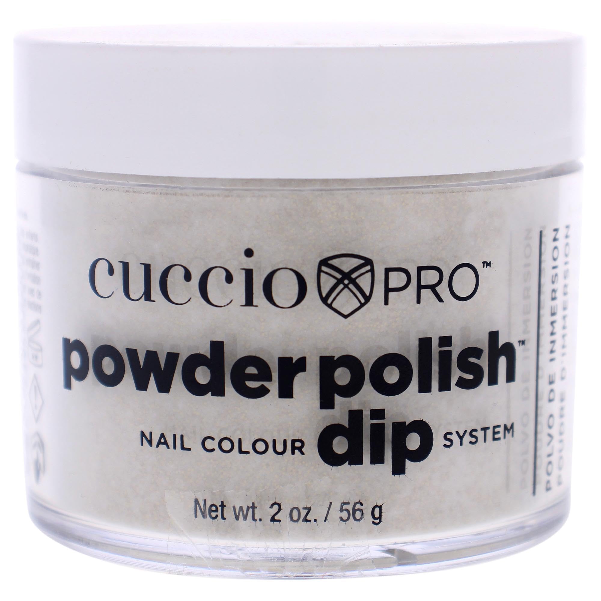 Cuccio Powder Polish Dip 56 g, Gold with Rainbow Mica