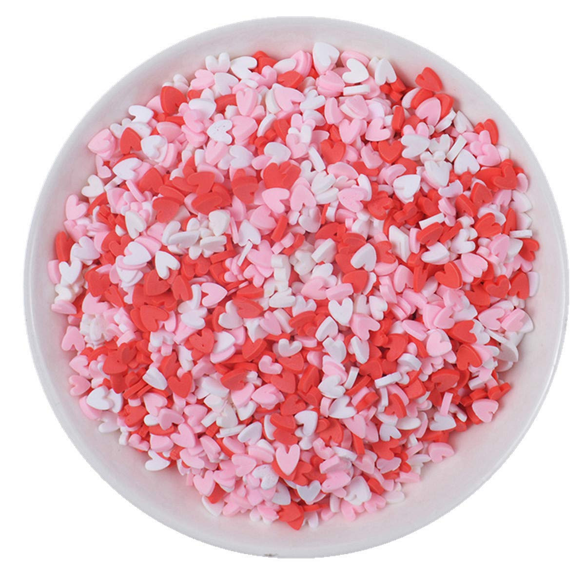heart7 100g Resin Flatbacks Slime Accessories Clay Sprinkles Decoration for Charms Filler DIY Supplies Fake Candy Chocolate Cake Dessert Mud Particle Scrapbook Phone Case