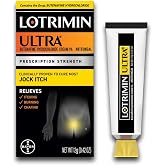 Lotrimin Ultra Jock Itch Cream - Powerful Butenafine Hydrochloride Treatment for Jock Itch, 0.42 Ounce (12 Grams) (Packaging May Vary)