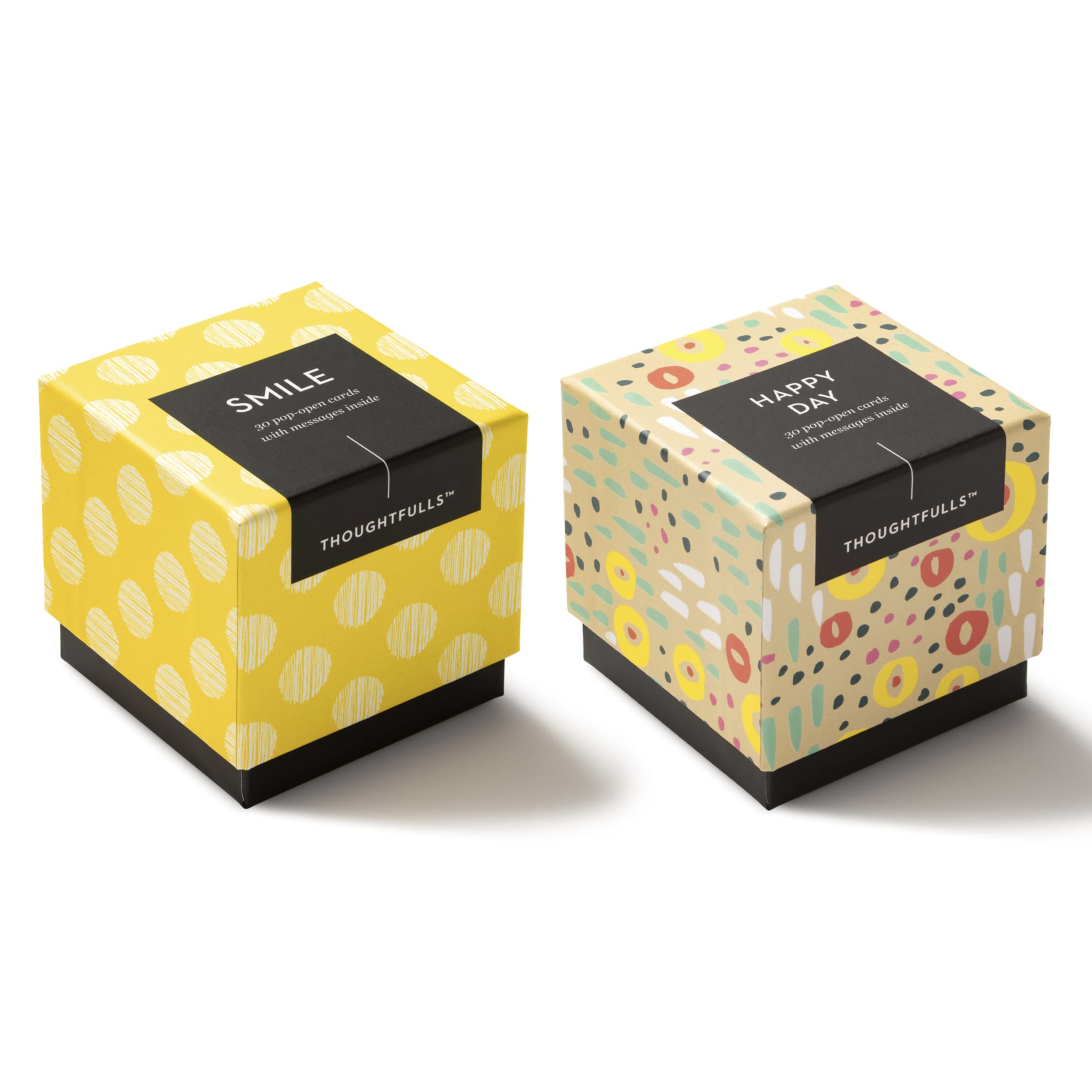 Compendium ThoughtFulls Pop Open Cards - Pack of 2 Smile, Happy Day - 60 Pop Open Cards, Each with a Different Message Inside