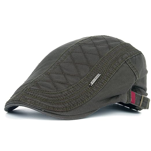 Kuyou Sportmütze Newsboy Flat Cap Gatsby Schirmmütze Kappe