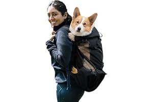 BOSERMEN Dog Carrier Backpack, Portable Adjustable Dog Backpack, Ventilated Pet Carrier Backpack, Pet Backpack for Walking Ou