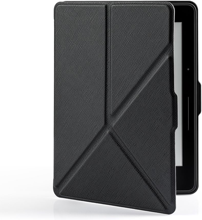 Innogie Origami Case for Kindle Voyage - PU Leather Standing Case Cove, with Magnetic Closure and Auto Sleep/Wake Function, Black
