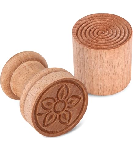Amazon.com: Maveite Corzetti Stamp Traditional Wooden Croxetti