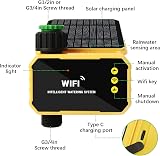 Zhwidnerso Wifi Water Timer, Solar Garden Hose Timer, Alexa Compatible view 6