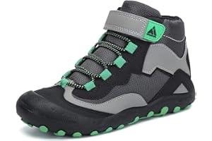 Mishansha Kids Hiking Boots Toddler Girls Boys Hiking Shoes Water-Resistant Anti-Collision Non-Slip Athletic Outdoor Trekking Boots
