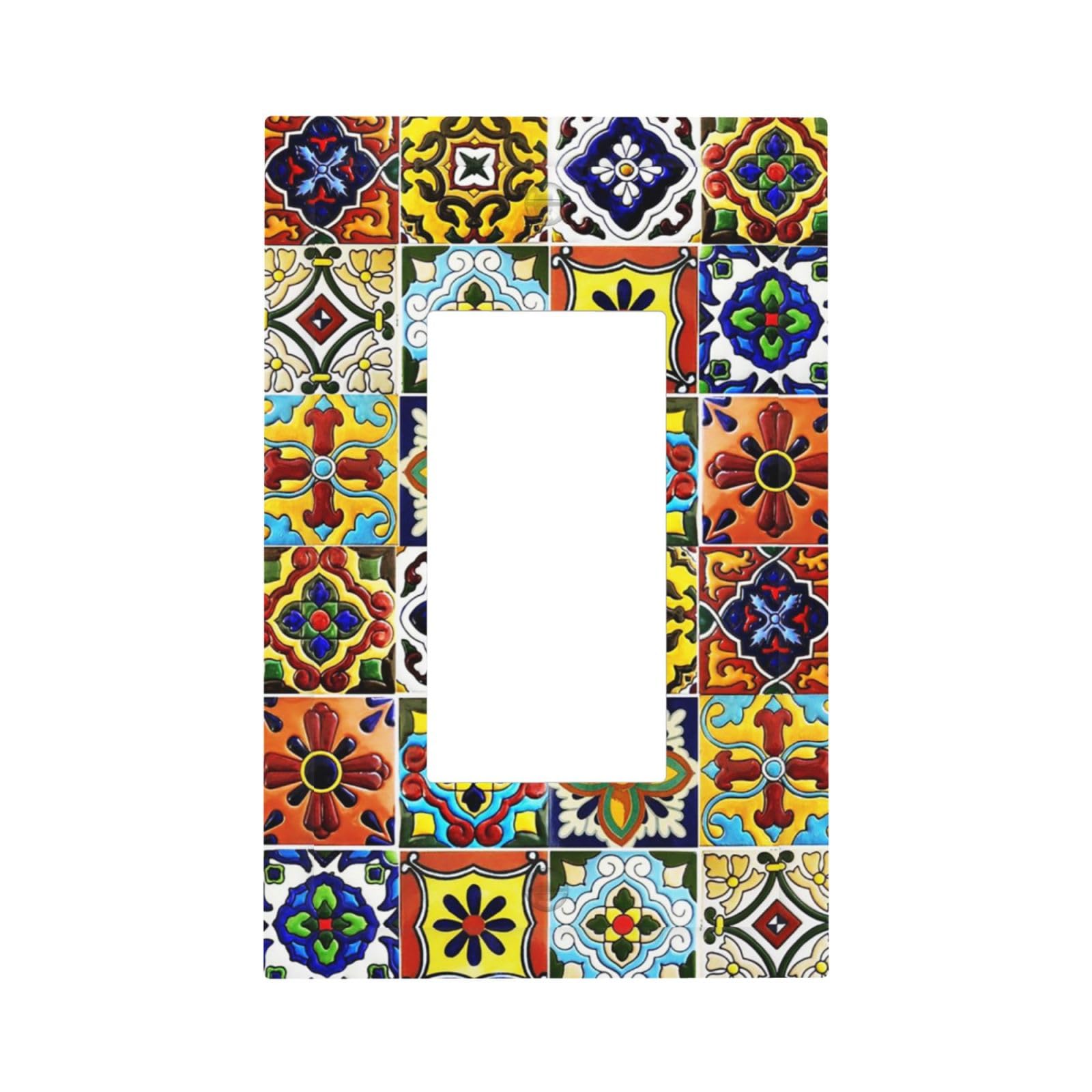 Retro Matte Mosaic Moroccan Mexican Mandala Boho