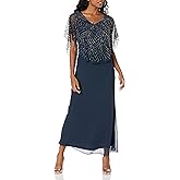 J Kara Womens Petite Capelet DressSpecial Occasion Dress