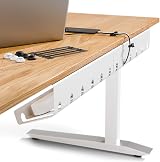 PAMO Cable Management Under Desk 88 cm with 10x Cable Ties Desk Organizer