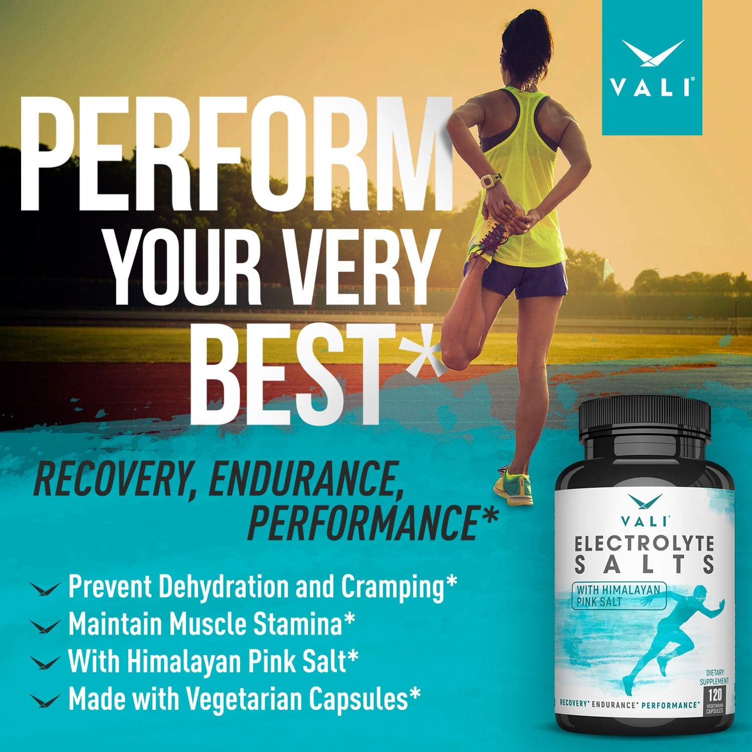 Electrolyte Salts Rapid Oral Rehydration Replacement Pills. Hydration Recovery Powder Supplement for Fast Dehydration Relief. Active Blend of Salt Minerals for Fluid Health, Stamina, Keto 120 Capsules: Health & Personal Care