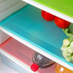 Aiosscd 7 PCS Shelf Mats Refrigerator Liners