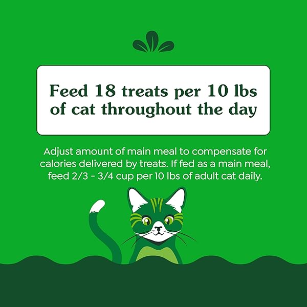GREENIES FELINE SMARTBITES, CAT TREATS HEALTHY RECIPE, INDOOR CAT TREATS, CHICKEN FLAVOR, 4.6 OZ. PACK