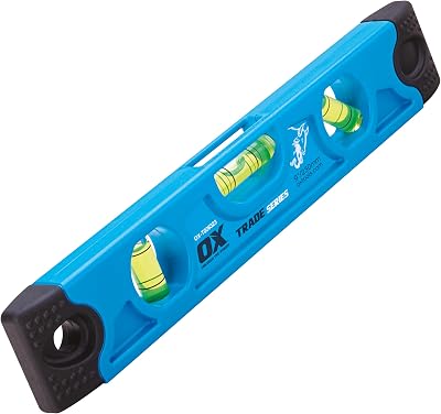 OX Tools OX Trade Torpedo Level 230mm - 9in Magnetic Box Vial