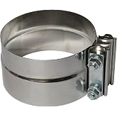 3.5 inch Exhaust Clamp, 304 Stainless Steel Lap Joint Band Clamps - 1 Pack | ROADFORMER 3.5 exhaust clamp for 3.5" OD to 3.5" ID Pipe, Muffler Clamp, Turbo Downpipe, Catalytic Converter Repair,