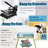 TECKWRAP Premium Inkjet T Shirt Heat Transfer Paper A4 x10 Sheets view 5
