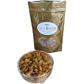 DATE PALM Dried Golden Raisins, Small Size, No Added Sugar, Resealable Bag, 8oz