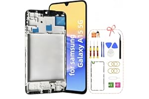 HYYHFIX Galaxy A15 5G LCD Display Screen Assembly Replacement for Samsung A15 5G Touch Digitizer Screen with Frame Toolkits A156M/DSN (with Frame)