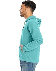 Hanes Mens Originals Fleece Hoodie, Garment Dyed