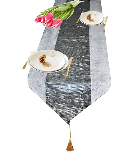 Designer Durable Dopian Silk Table Runner 13x 70 1 pc