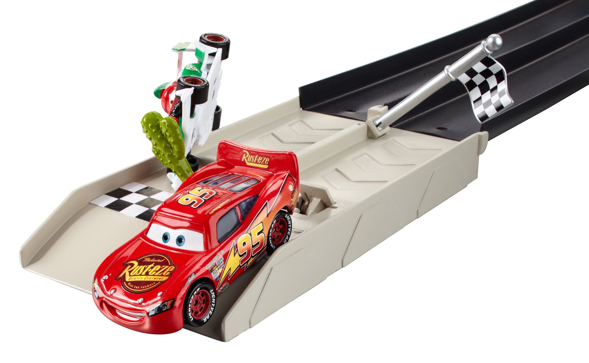 Disney Pixar Cars Action Shifters Flo's V8 Café Dragstrip Playset Buy