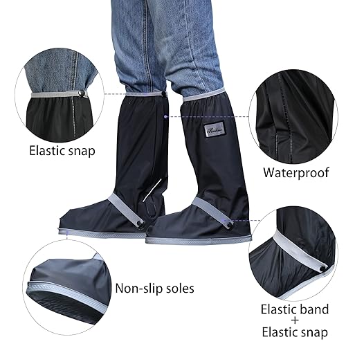 Shoe Cover Snap On Boots Amazon Waterproof Rain Boot Shoe