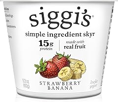 Siggi's, Yogurt Skyr Strawberry Banana Lowfat, 5.3 Ounce
