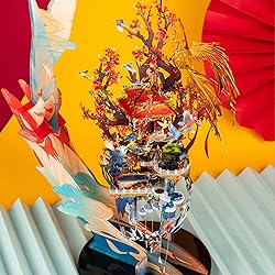 MU 3D Puzzles Birds' Praise to The Phoenix Metal