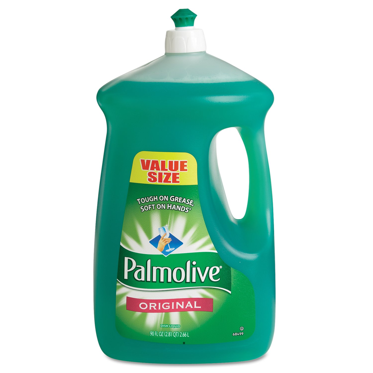 Palmolive 46157 Dishwashing Liquid, Original Scent, Green, 90oz Bottle