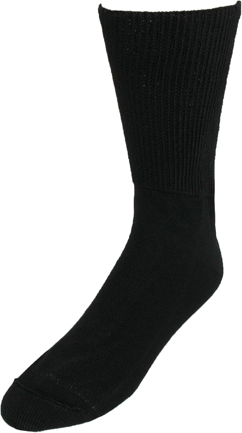 Extra Wide Sock Co. Men's Big & Tall Cotton Medical Support Socks