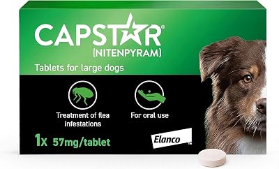 Capstar Flea Tablets for Dogs 57 mg Medium to Large 11.5-57 kg